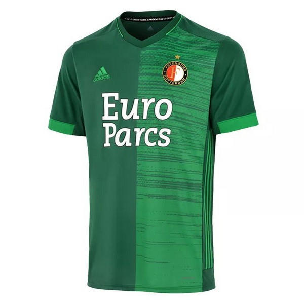 Tailandia Camiseta Feyenoord Rotterdam Replica Segunda Ropa 2021/22 Verde